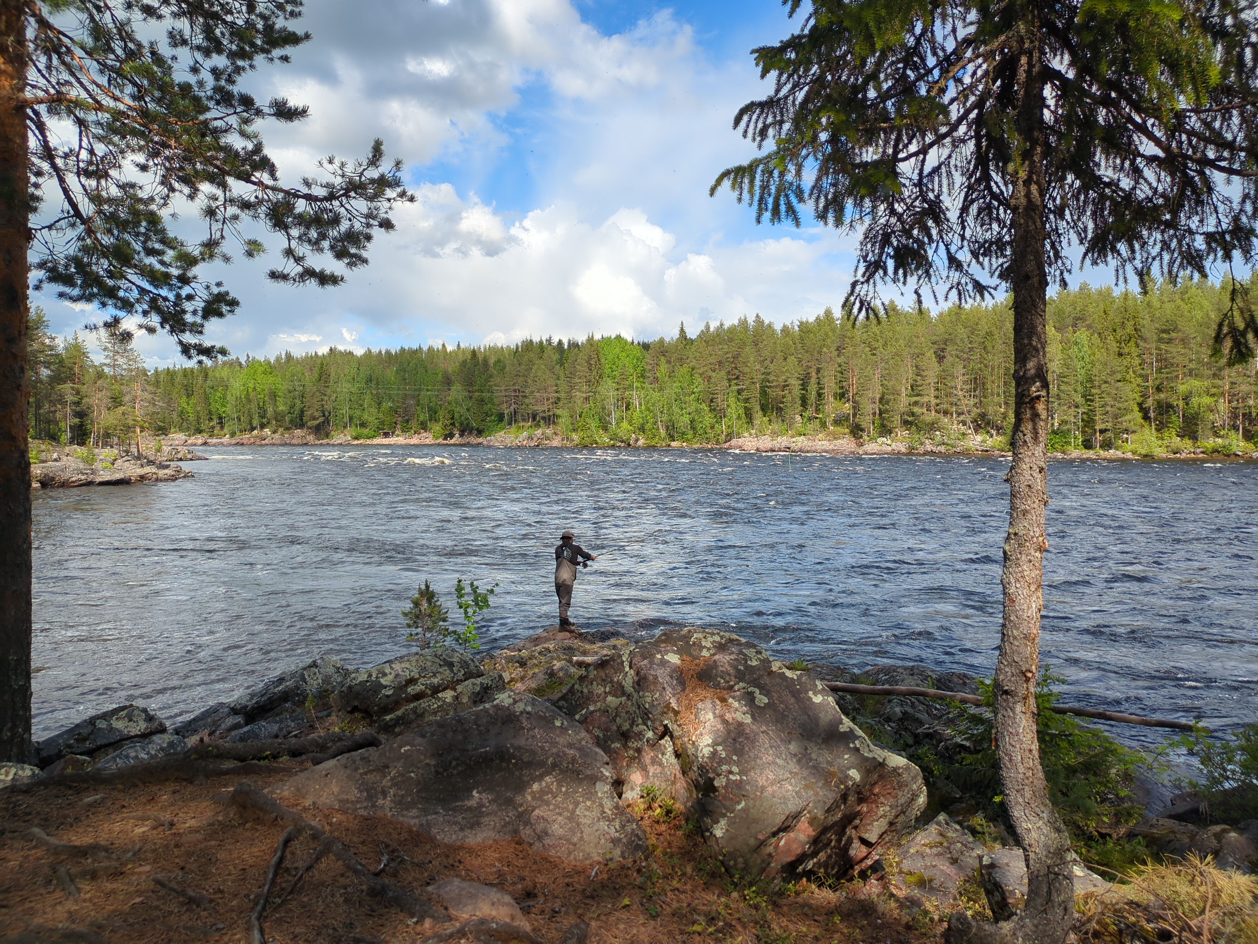 Jockfall on a beautiful day