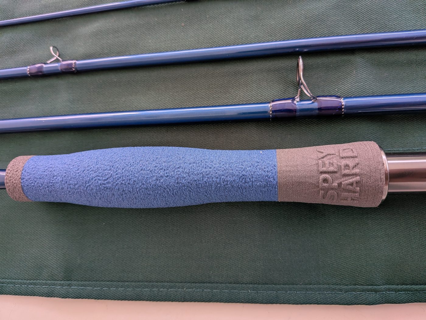 SH-003 fly rod with 3D printed TPU foam handle and fighting butt